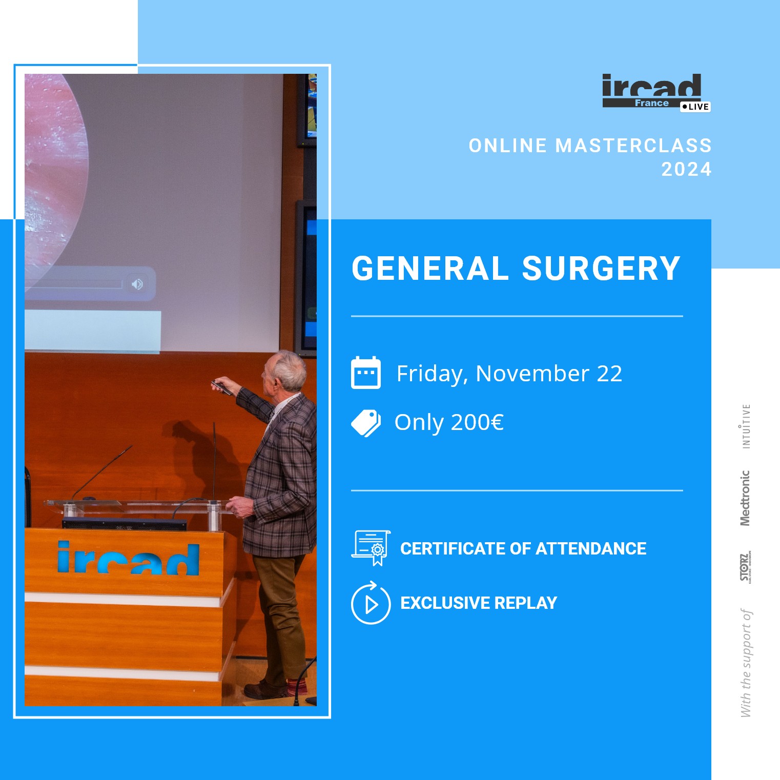 IRCAD Online Masterclass – General surgery