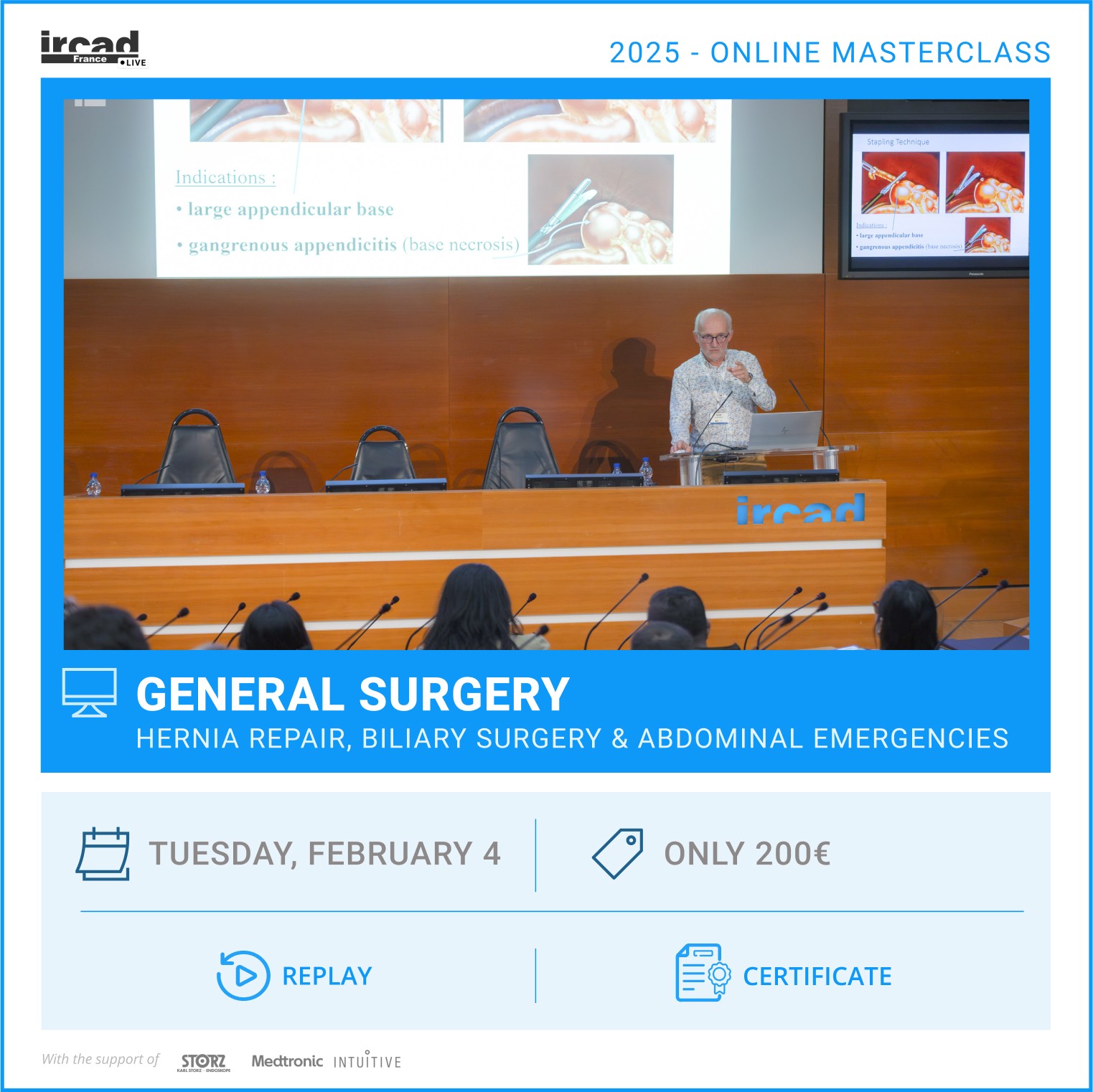 IRCAD Online Masterclass – General surgery